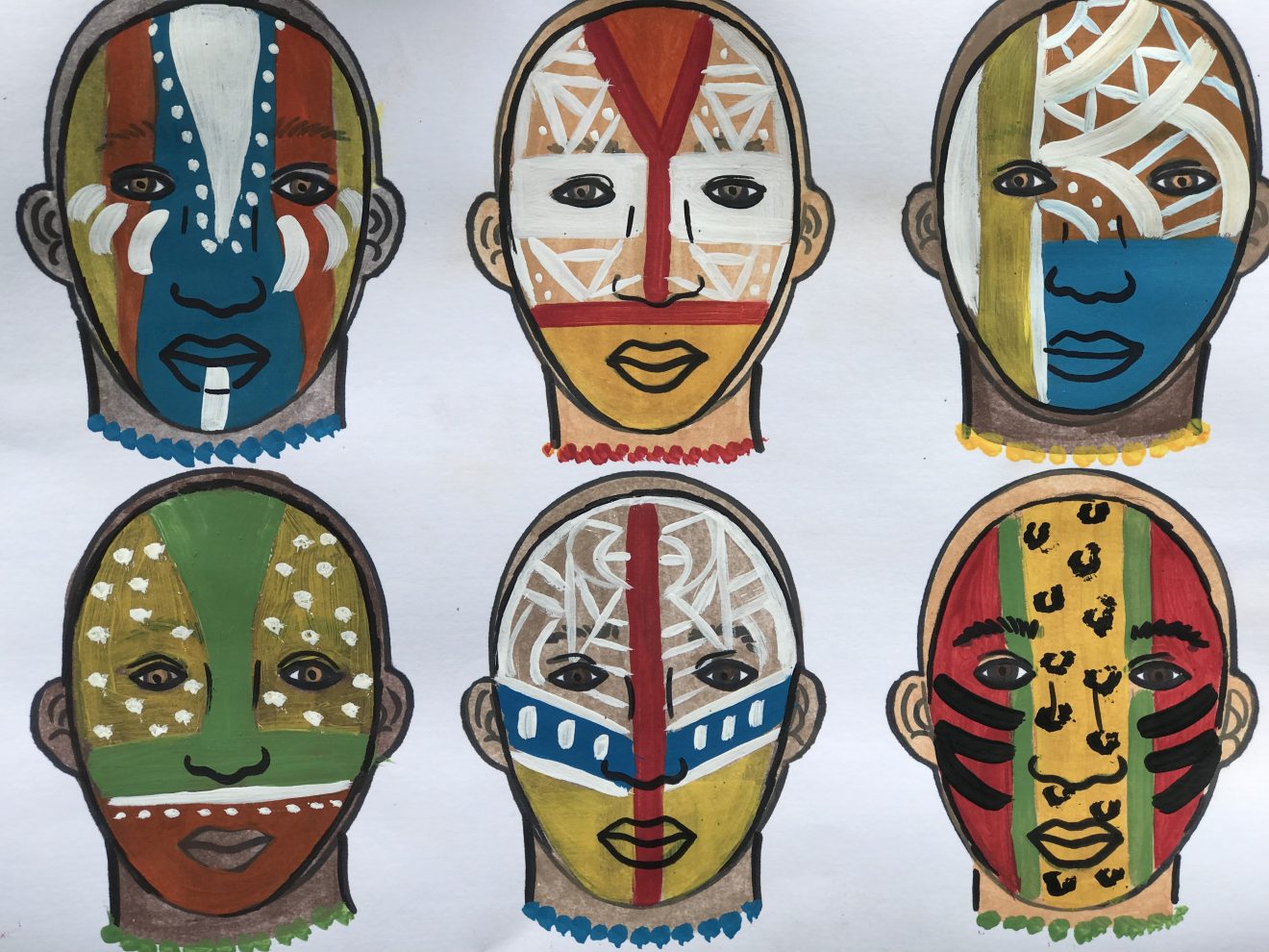 Alternative Face Paint for Zulu Riders Think504