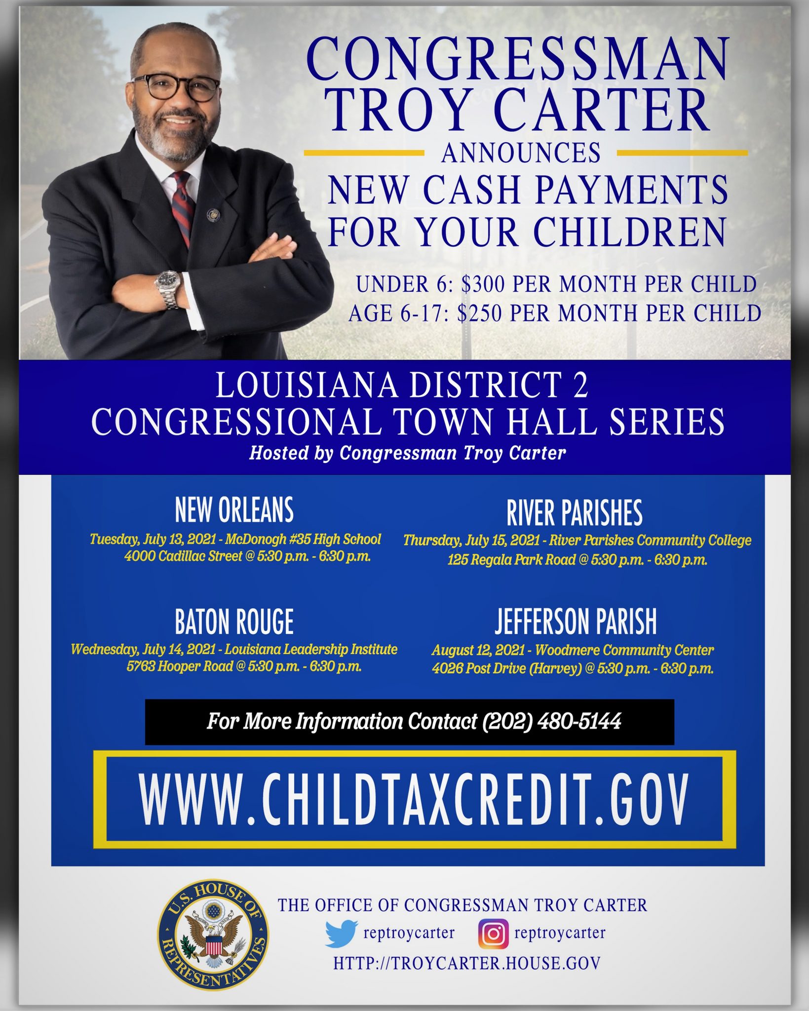 Congressman Carter Discusses Child Tax Credits Black Source Media