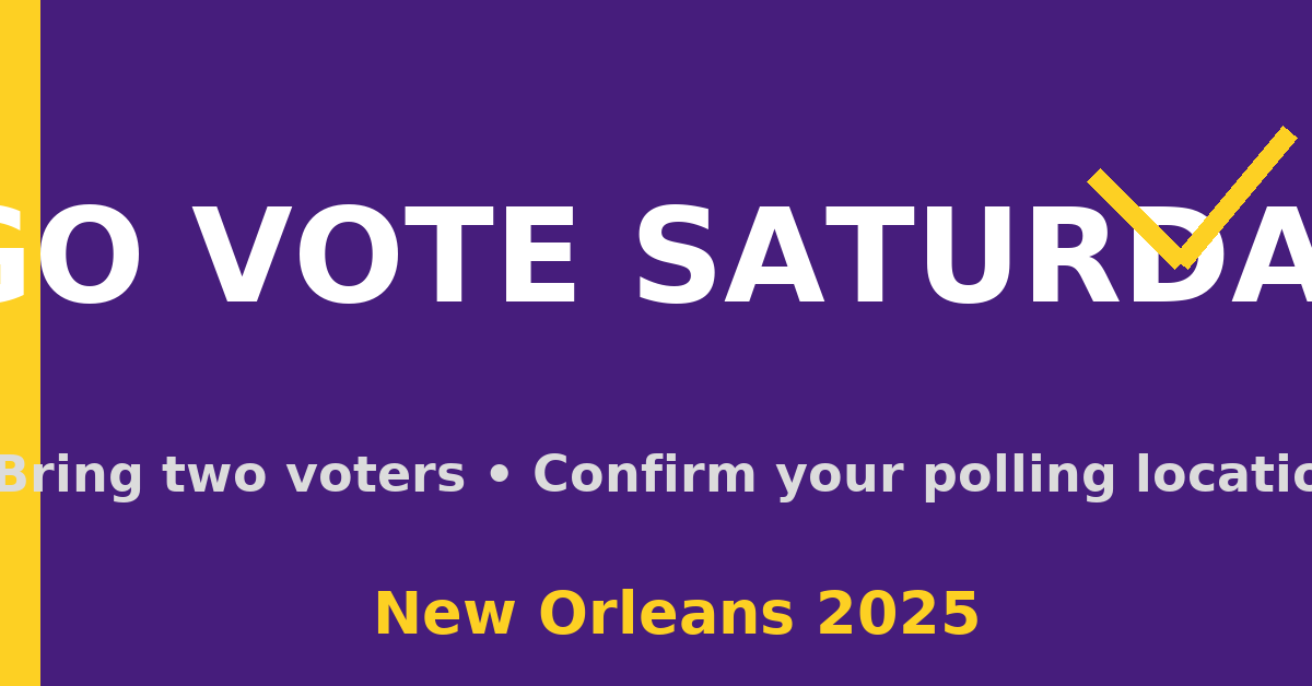 New Orleans Mayoral Election 2025: Why Saturday’s Vote Must Go to Oliver Thomas