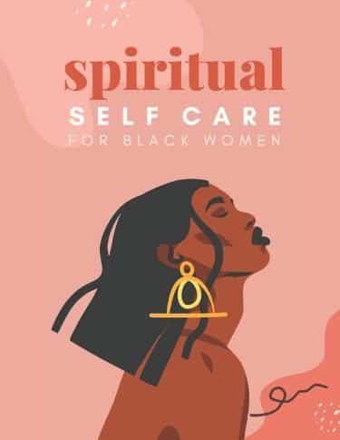 Black woman practicing spiritual self-care, choosing happiness over comfort