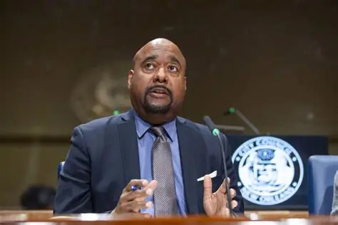 Randy Hayman SWBNO executive director addressing New Orleans City Council on Power Complex leadership