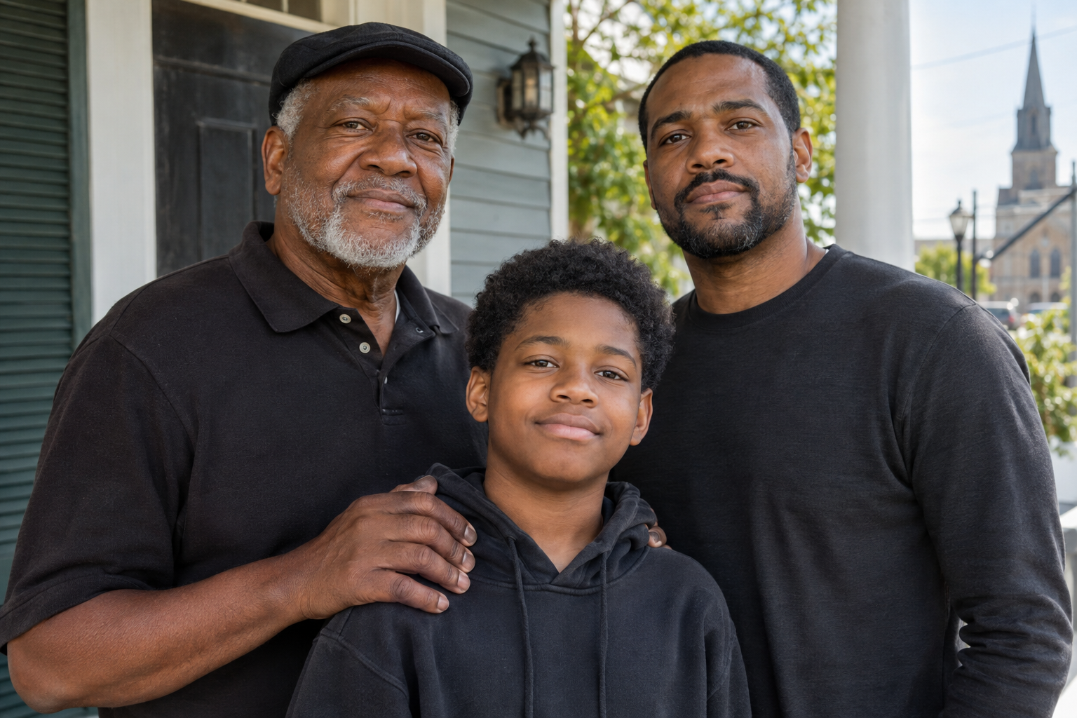 The vanishing Black male: Black men in New Orleans, image created with Fenix AI